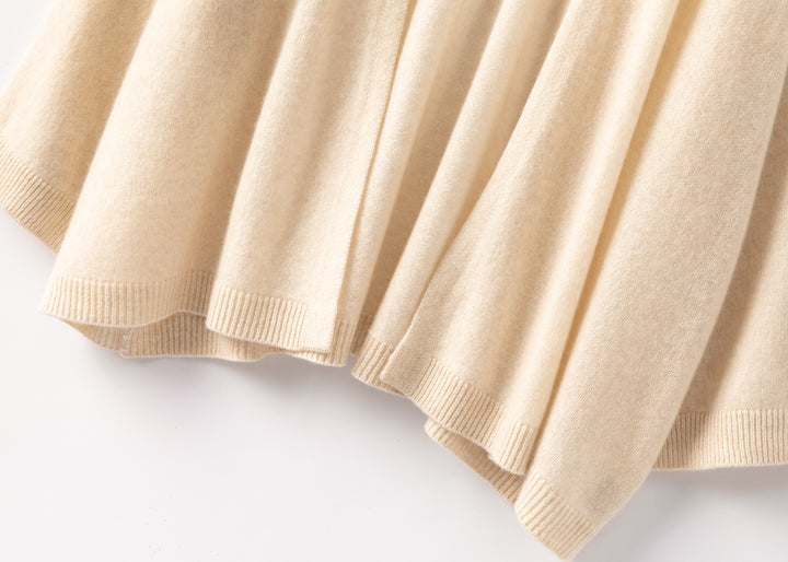 Superfine Cashmere Cocoon Cardigan - Oversized Open Front Wrap